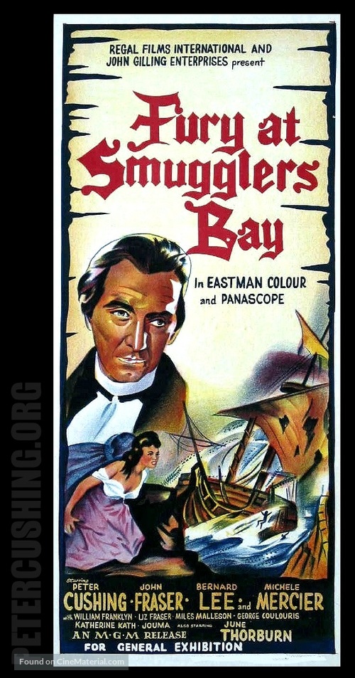 Fury at Smugglers&#039; Bay - British Movie Poster