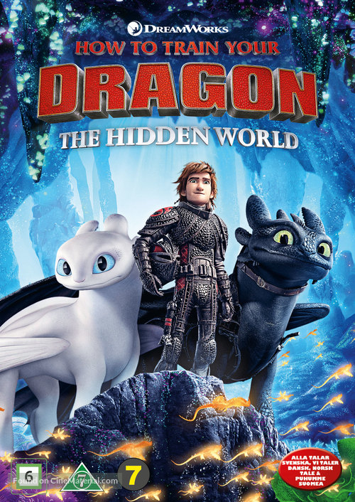 How to Train Your Dragon: The Hidden World - Danish DVD movie cover