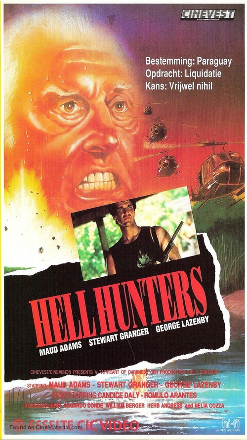 Hell Hunters - Dutch VHS movie cover