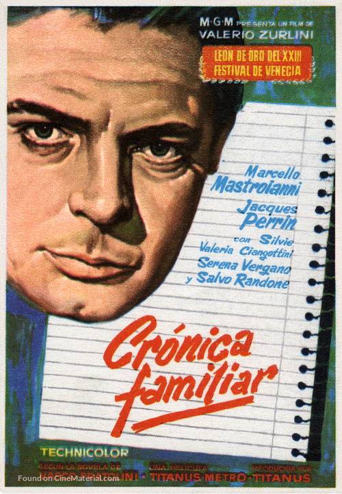 Cronaca familiare - Spanish Movie Poster
