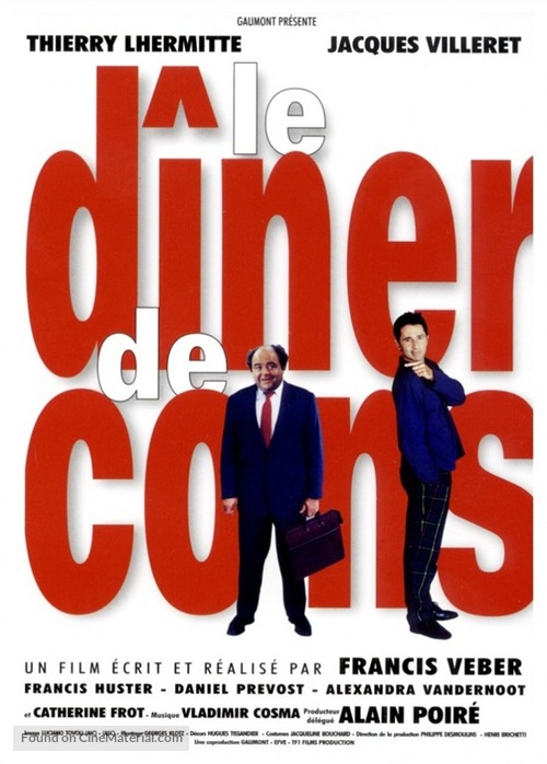 Le d&icirc;ner de cons - French Movie Poster