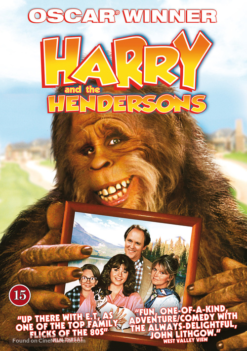 Harry and the Hendersons - Danish DVD movie cover