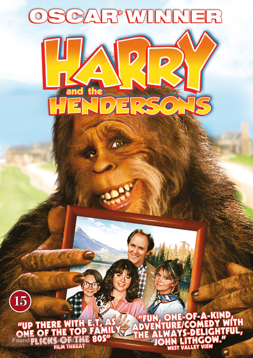 Harry and the Hendersons - Danish DVD movie cover