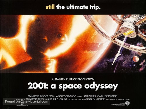 2001: A Space Odyssey - British Re-release movie poster