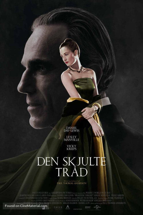 Phantom Thread - Danish Movie Poster