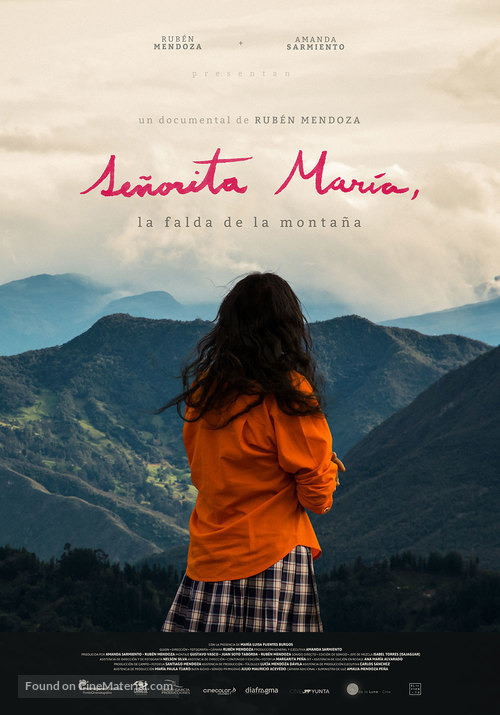 Se&ntilde;orita Mar&iacute;a, la falda de la monta&ntilde;a - Colombian Movie Poster