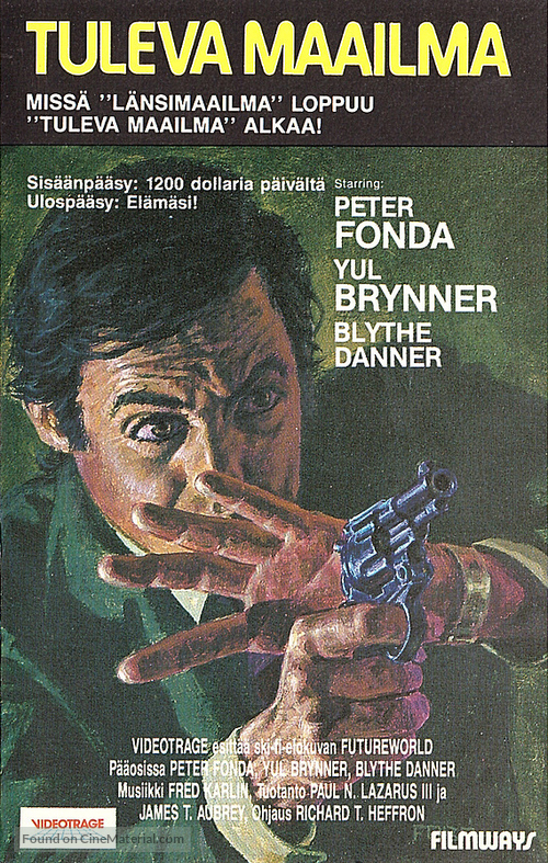 Futureworld - Finnish VHS movie cover