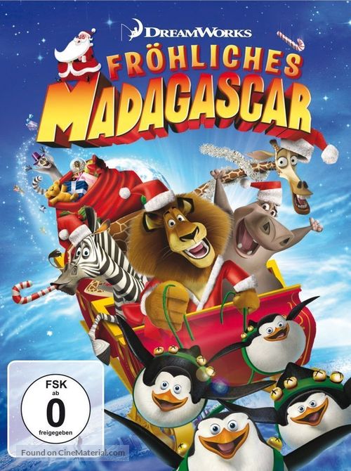 Merry Madagascar - German DVD movie cover