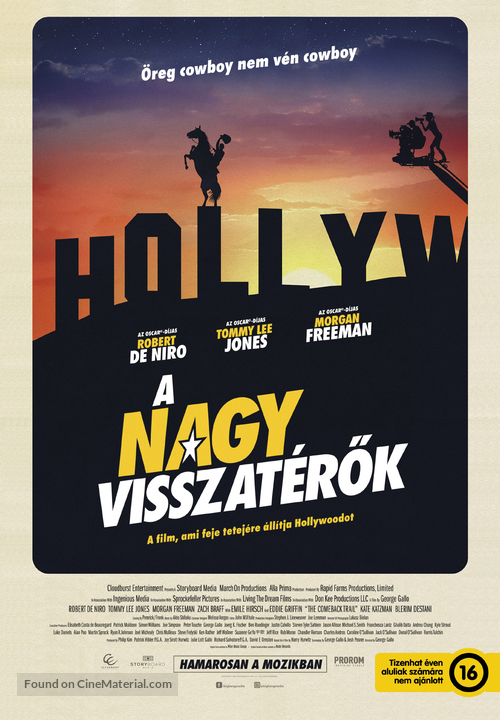 The Comeback Trail - Hungarian Movie Poster