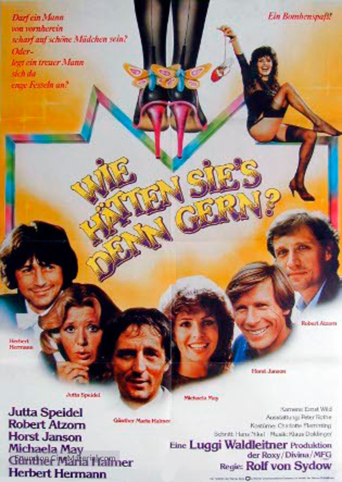 Wie h&auml;tten Sie&#039;s denn gern? - German Movie Poster