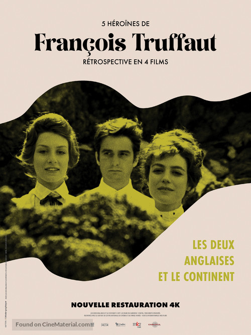 Les deux anglaises et le continent - French Re-release movie poster