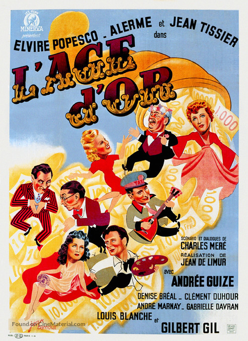 L&#039;&acirc;ge d&#039;or - French Movie Poster