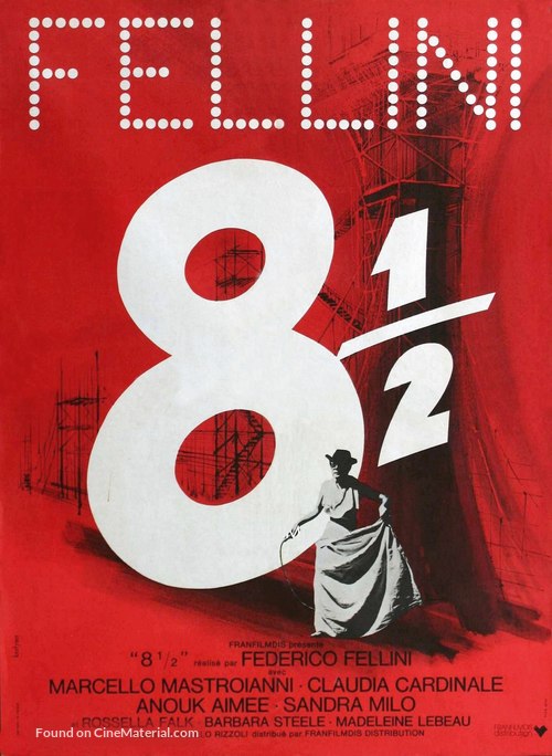 8&frac12; - French Movie Poster