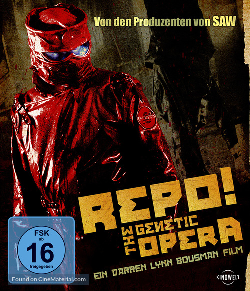 Repo! The Genetic Opera - German Blu-Ray movie cover