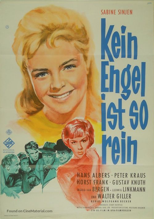 Kein Engel ist so rein - German Movie Poster