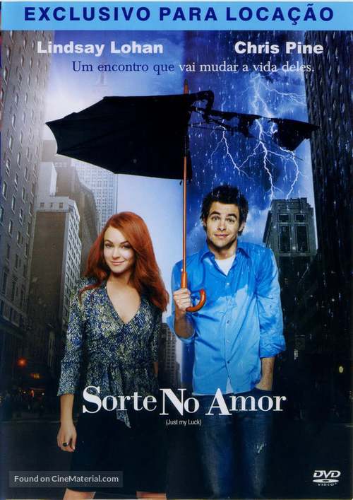 Just My Luck - Brazilian DVD movie cover