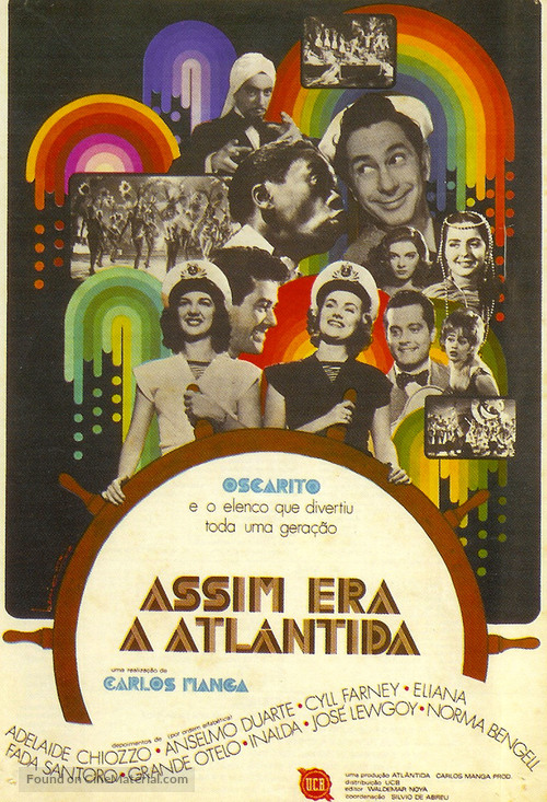 Assim Era a Atl&acirc;ntida - Brazilian Movie Poster