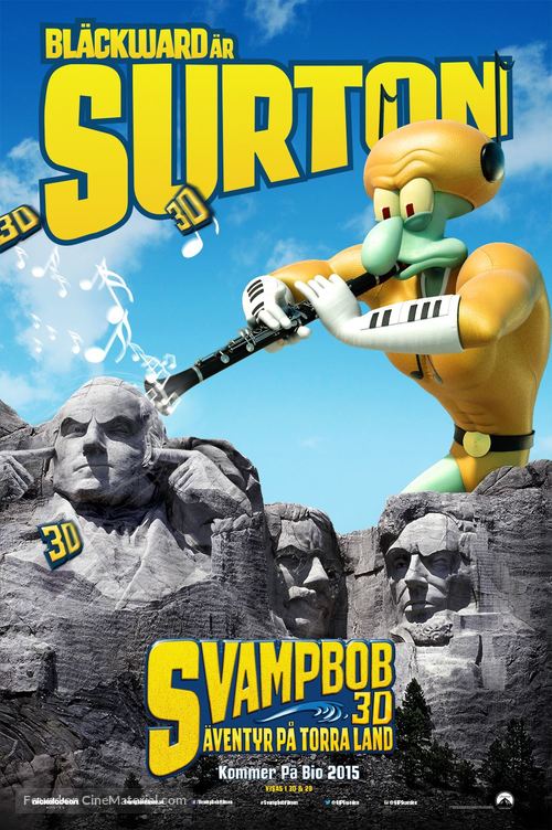 The SpongeBob Movie: Sponge Out of Water - Swedish Movie Poster