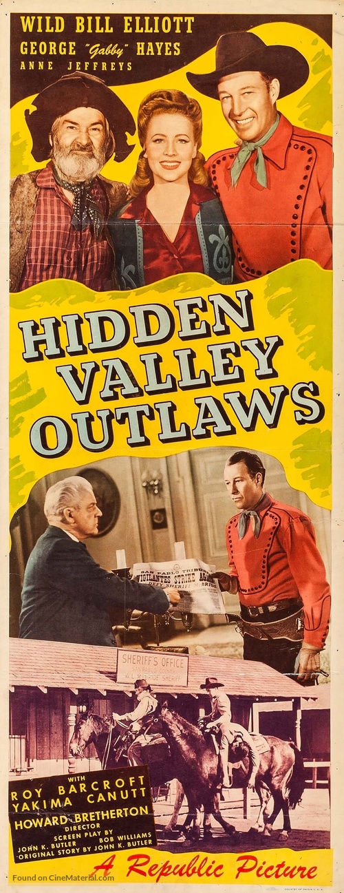 Hidden Valley Outlaws - Movie Poster