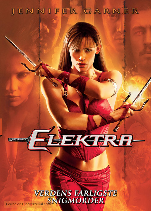 Elektra - Danish DVD movie cover