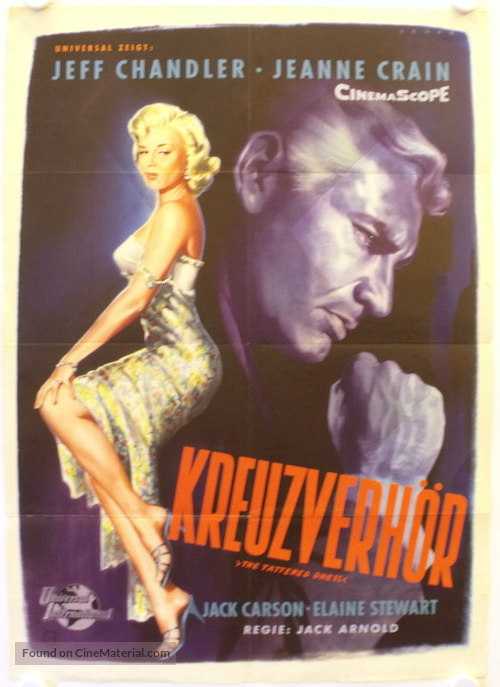 The Tattered Dress - German Movie Poster