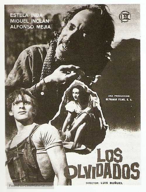 Los olvidados - Spanish Movie Poster