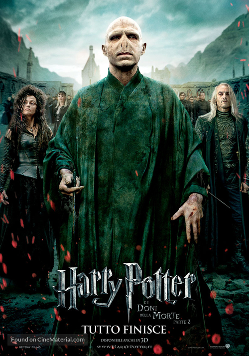 Harry Potter and the Deathly Hallows - Part 2 - Italian Movie Poster