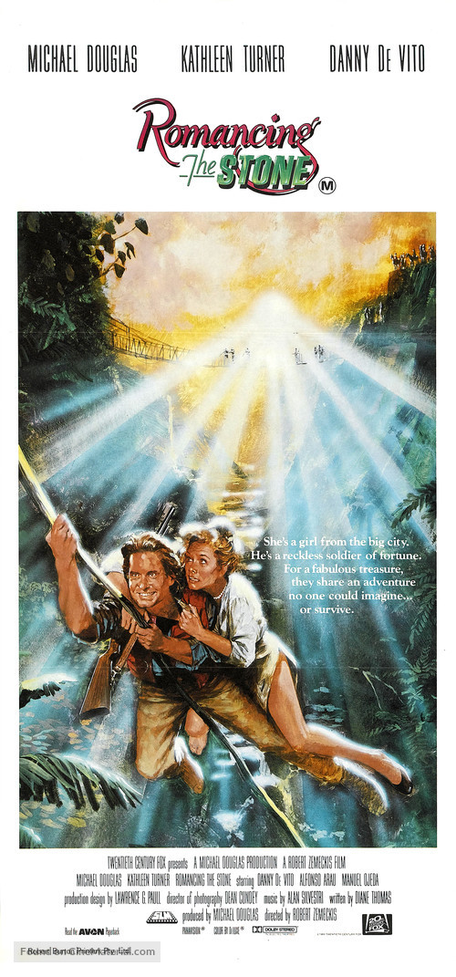 Romancing the Stone - Australian Movie Poster