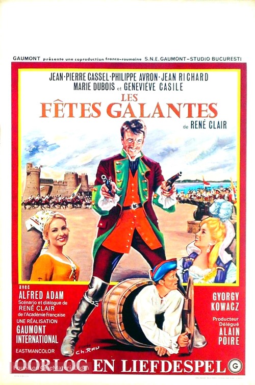 Les f&ecirc;tes galantes - Belgian Movie Poster