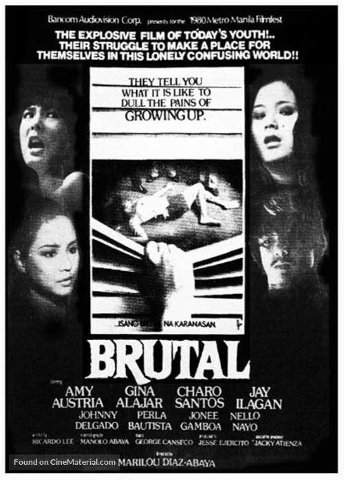 Brutal - Philippine Movie Poster