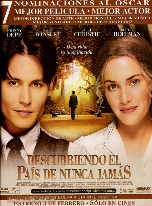 Finding Neverland - Argentinian Advance movie poster