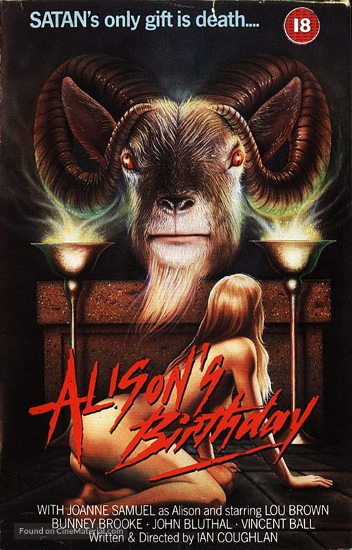 Alison&#039;s Birthday - British Movie Cover