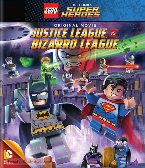 Lego DC Comics Super Heroes: Justice League vs. Bizarro League - Blu-Ray movie cover