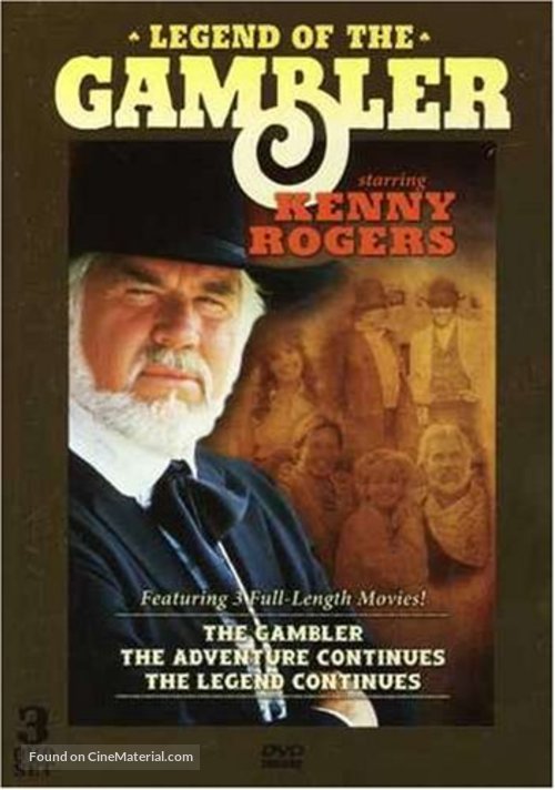 Kenny Rogers as The Gambler - DVD movie cover
