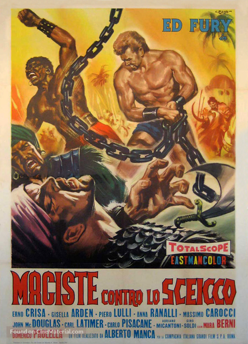 Maciste contro lo sceicco - Italian Movie Poster