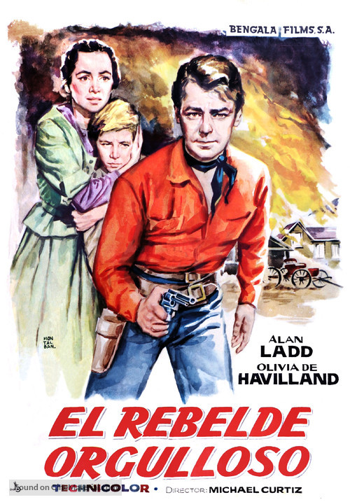The Proud Rebel - Spanish Movie Poster