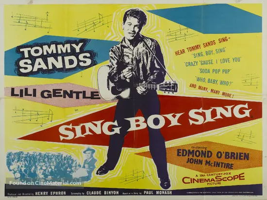 Sing Boy Sing - British Movie Poster