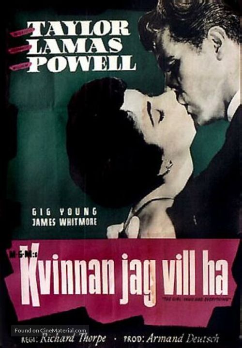 The Girl Who Had Everything - Swedish Movie Poster