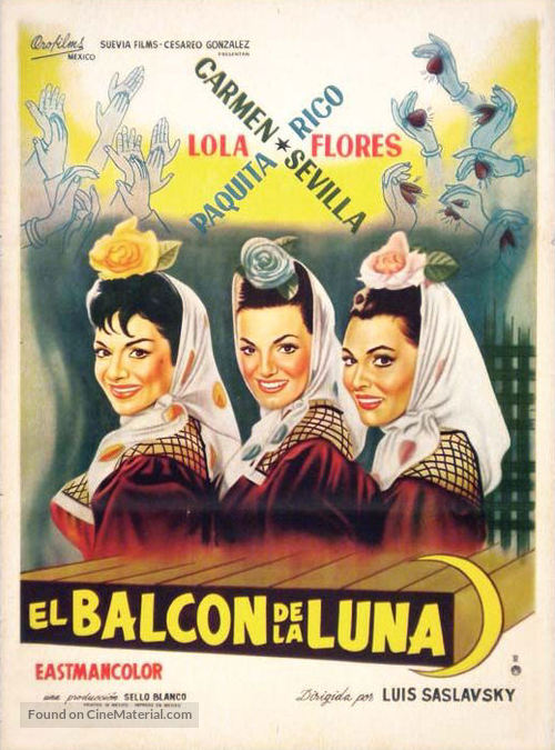 El balc&oacute;n de la Luna - Mexican Movie Poster