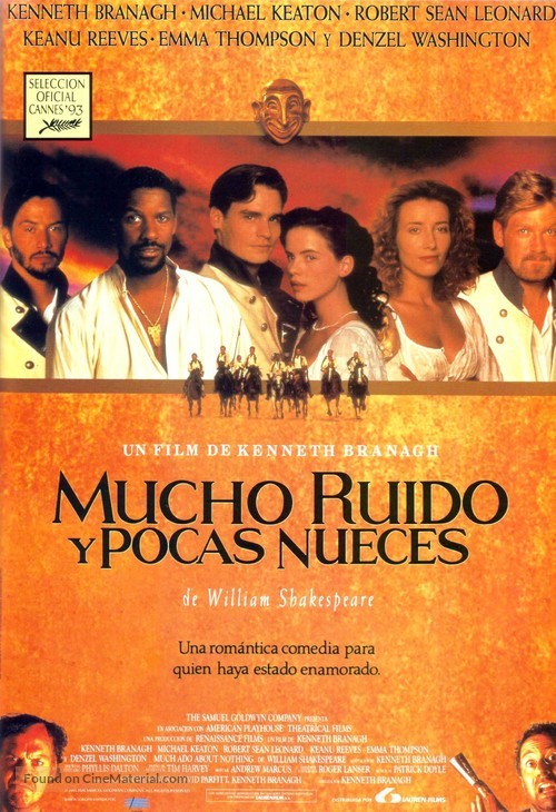 Much Ado About Nothing - Spanish Movie Poster