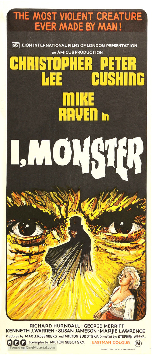 I, Monster - Australian Movie Poster