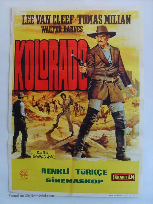 La resa dei conti - Turkish Movie Poster