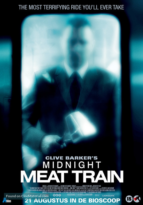 The Midnight Meat Train - Dutch Movie Poster