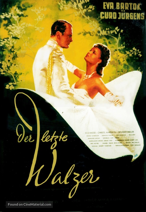 Der letzte Walzer - German Movie Poster
