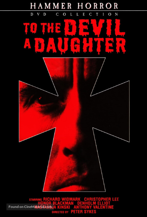 To the Devil a Daughter - British DVD movie cover