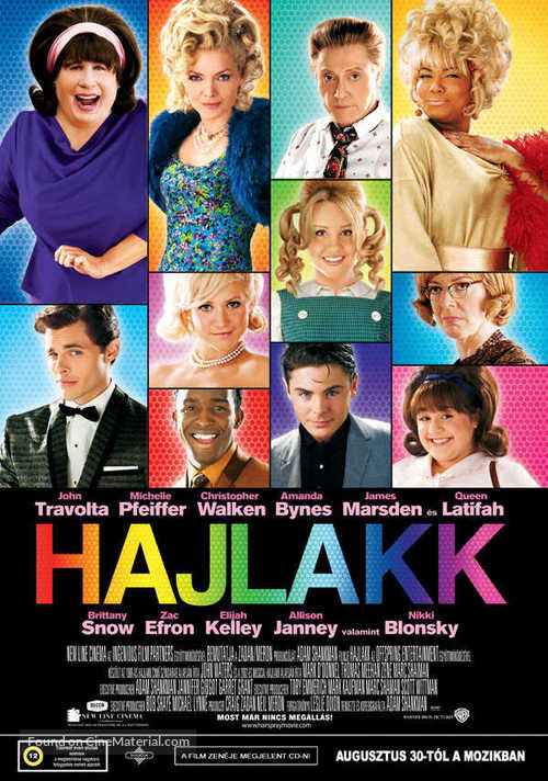 Hairspray - Hungarian Movie Poster