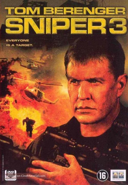 Sniper 3 - Dutch DVD movie cover