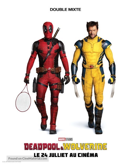 Deadpool & Wolverine (2024) French movie poster