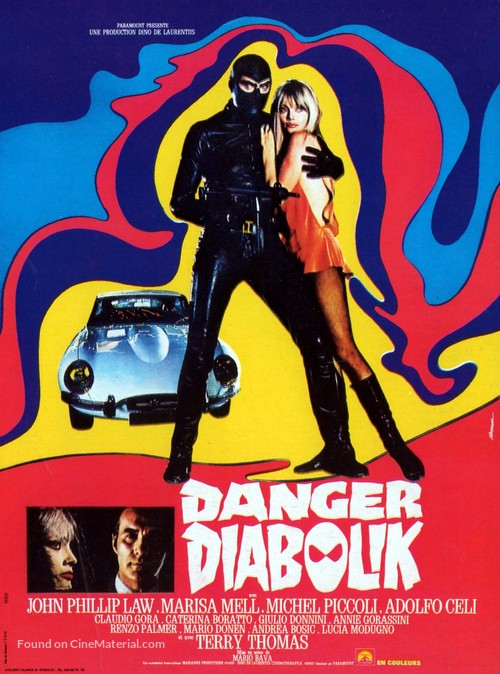 Diabolik - French Movie Poster