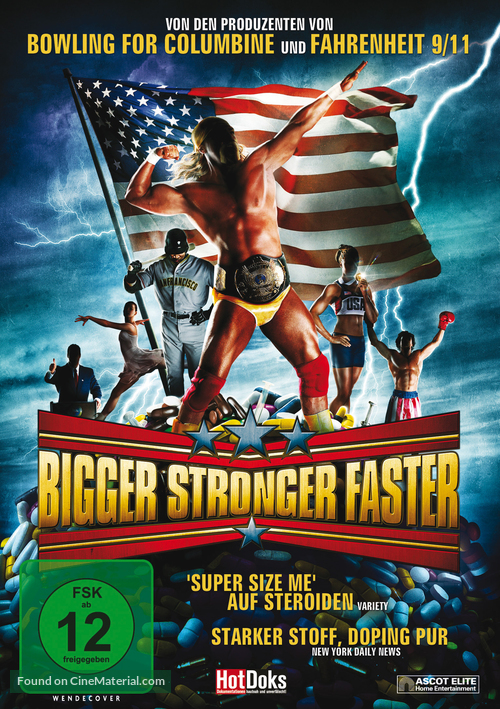 Bigger, Stronger, Faster* - German DVD movie cover